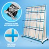 Craft Rolling Cart with Wheels - 40 Storage Pockets -