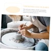 LALAFINA 2pcs Pottery Throwing Absorbent Towel DIY Clay Sculpture Mat