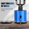 6-Inch Bi-Metal Hole Saw with Arbor for Metal, Wood &