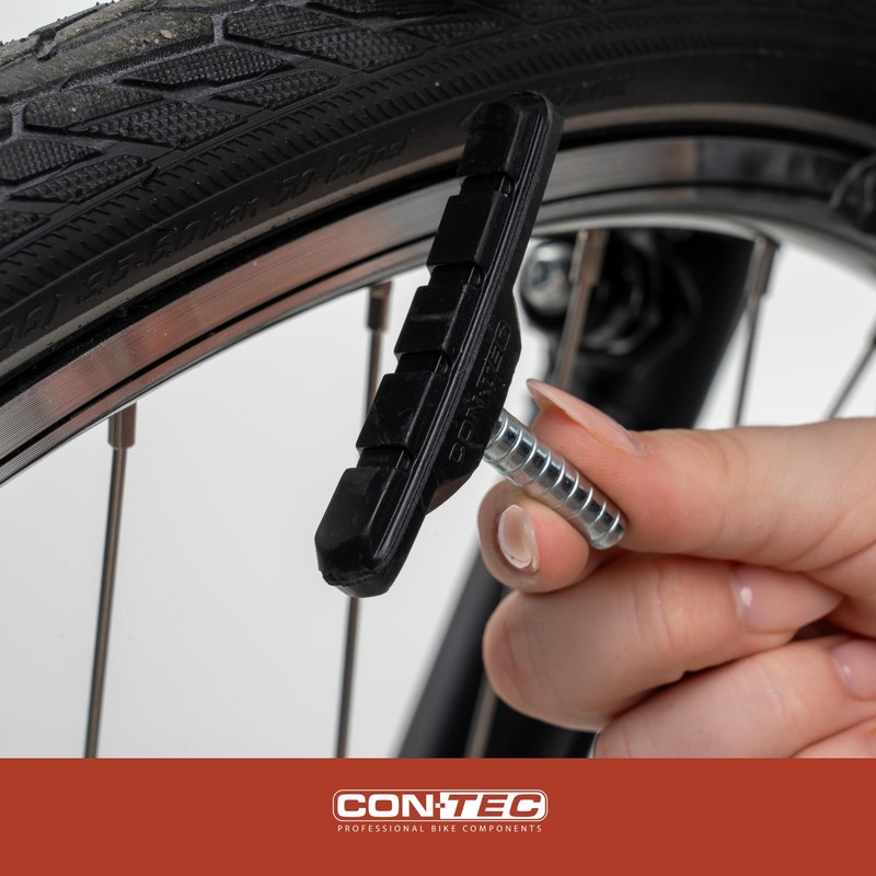CONTEC Brake Shoe V-Stop, V-Brakes Medium Compound, Medium Hard Rubber