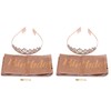 2 Sets Bridal Sash Rhinestone Tiara Kit Shiny Rose Gold