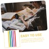 Gatuida 5Pcs Magnetic Plastic Ruler for Students Multi Function Measuring