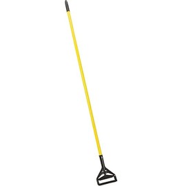 PRO SOURCE 60" Fiberglass Mop Handle with Polypropylene Quick Connector for Wet Mops