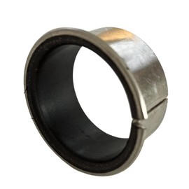 5 x sliding bushes with collar steel/PTFE 25 mm x 28 mm x 35 mm x 11.5 mm, steel bushing with Teflon, plain bearing 25 x 28 x 35 x 11.5, slide bearing bushing made of steel with PTFE