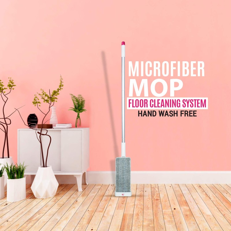 Microfiber Mop, 360 ° Rotatable, Best for Home Office, Light