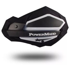 PowerMadd Star Series Hand Guard Race Flare Tri Mount Green Rancher 350 400 420