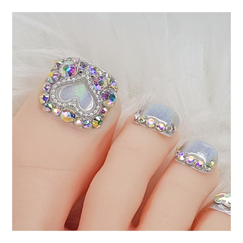 Heart Beam Jewelry Homemade Pedi Tip - Paddy A /
