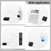 Anjetan 5 Pack Retractable Security Cable Locks, Remote Control Anti-Lost,