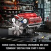 Mould King 10155 Technik V8 Motor Building Blocks Toy, App