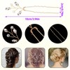 8Pcs Pearl Decor U-Shaped Gold Bobby Pins | Exquisite Bridal