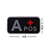 Blood Type Patch Kit 3D PVC + Embroid Blood Type