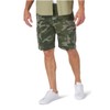 Wrangler Camo Relaxed Fit Stretch Cargo Shorts - 40