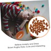 KONTONTY 40Pcs Mini Rugby Squeeze Toys Small Balls for Anxiety