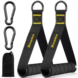 Exercise Handles, Cable Machine Attachments, Heavy Duty Resistance Band Handles for Cable Machine Pulleys, Resistance Bands and Strength Trainer, Home Gym Accessories