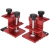2Pcs Pocket Hole Jig Aluminum Alloy Anodized Woodwork Joint Angle