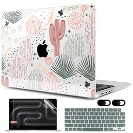 MEEgoodo Case for M4 MacBook Pro 14 inch Case 2024 2023 2021 A3112/A3401/A3185/A2918/A2992/A2779/A2442 M3 M2 M1 Pro/Max, Laptop Hard Shell Cases Compatible with MacBook Pro 14", Cacti