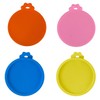 4 Pcs Food Can Lids Pet Can Covers, Silicone Small