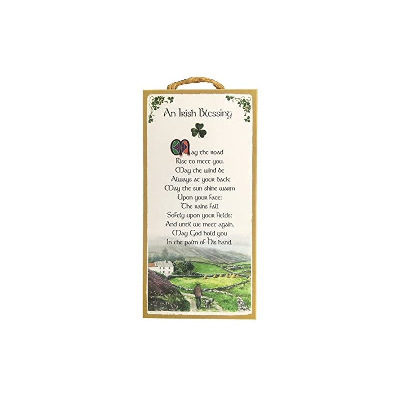 May The Road Rise - Irish Blessing - 5x10 Inch