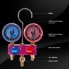 Hongsen HM2-SM-02-A Mini HVAC Manifold Gauge Set with 5FT Black