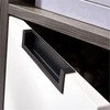 Quluxe 5 Inch Black Recessed Pull, Zinc Alloy Flush Pull