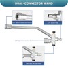 BESHED Dual Connector Pressure Washer Wand for Foam Cannon, Dual-Connector
