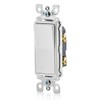 Leviton 15 Amp Decora Antimicrobical Wall Switch Single-Pole, 5601-2AW, White