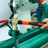 WEDO Brass Ball Peen Hammer with Fiberglass Handle,Ball Pein Hammer,