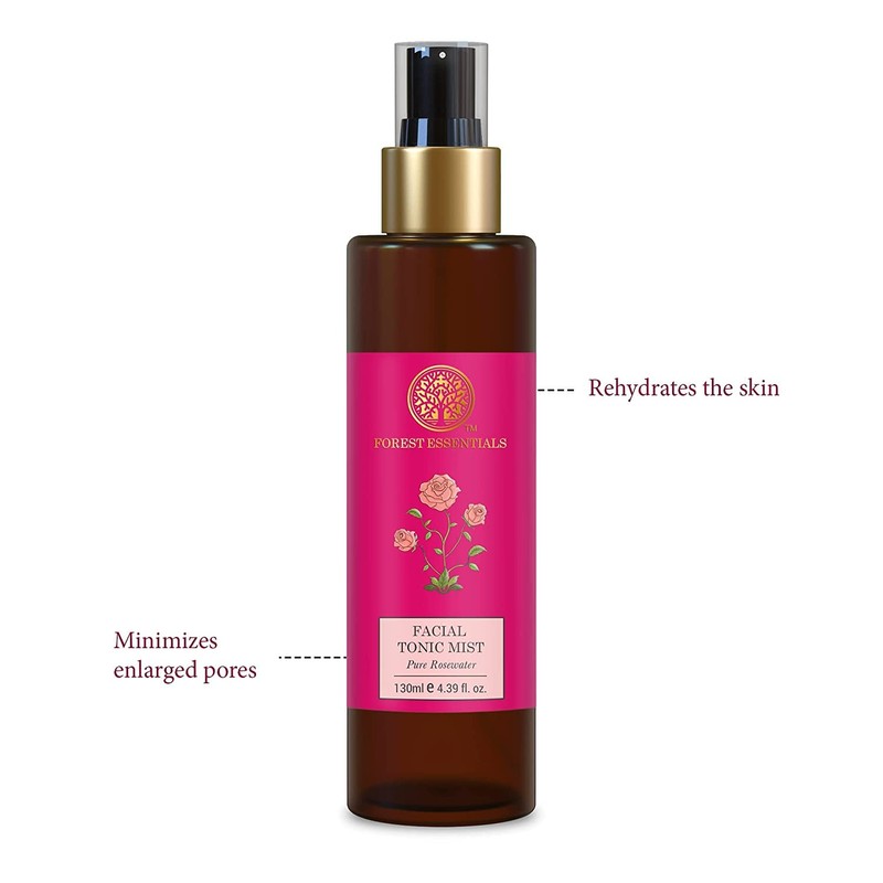 Forest Essentials Facial Tonic Mist Pure Rosewater 130 ml
