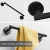 5 Pieces Bathroom Hardware Accessories Set Towel Rack Paper Holder