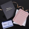 Teskyer Credit Card Case, ID Card Holder, Premium PU Leather,