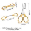 Mini Safety Scissors, Stainless Steel Glasses Shape, Mini Scissors, Foldable