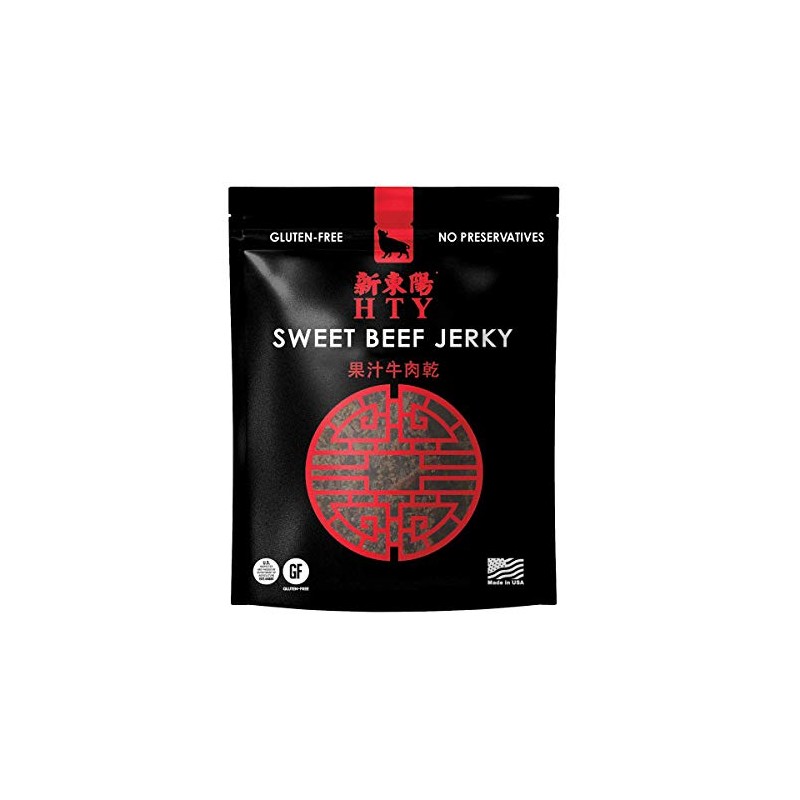 HTY Sweet Beef Jerky, 14 ounces