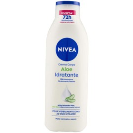NIVEA Moisturising Aloe Body Cream 250 ml, 72h Moisturising Cream Enriched with Pure Hyaluronic Acid, Aloe Vera and Intensely Nourishing Serum, Moisturising Body Cream for