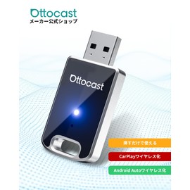 Ottocast Mini Ottocast New Mini CarPlay Android Auto Wireless USB Car Adapter, 2025 Newest, Android Auto & Car Play Wireless Connection, Receiver, Compatible with Genuine Wired CarPlay/Android Auto