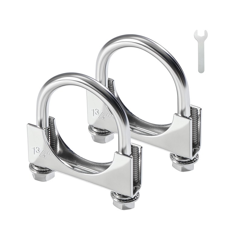 EVIL ENERGY 1.75" Heavy Duty U Bolt Exhaust Clamp, 1
