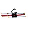 Kodeqian Sword Bag Adjustable Carry Case 3 Sword Holder Katana