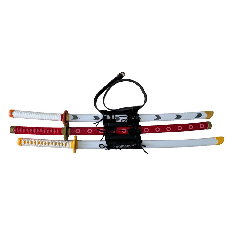 Kodeqian Sword Bag Adjustable Carry Case 3 Sword Holder Katana