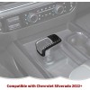 CheroCar Carbon Fiber Gear Shift Knob Cover Trim Decorative For