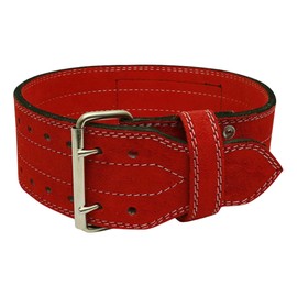 MUSCLE GYM Meteor 10mm Heavy Duty Power Lifting Belt – Weight Lifting Belt for Men & Women, Gym Belt for Strength Training, Squats, Deadlifts, Back Support Belt, Leather Workout Belt (3XL)