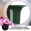 Kadax Plastic cemetery vase, weatherproof, frost-proof flower vase with spike,