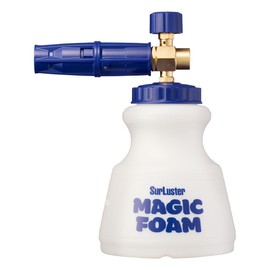 SurLuster Magic Foam Gun, High Pressure Type, Car Washer, High Pressure Washer, Car Wash Supplies, Foam, Nozzle, Adapter, Car Foam Gun, Short Gun, 1/4 Quick Coupler (International Standard) S-162