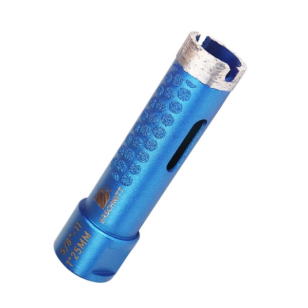 Diamond Core Drill Bit,BRSCHNITT 1 Inch Laser Welded Diamond Hole