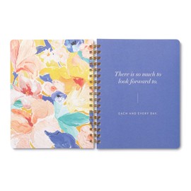 Compendium Spiral Notebook - Life Is Beautiful — A Designer Spiral Notebook with 192 Lined Pages, College Ruled, 7.5”W x 9.25”H