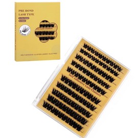 False Eyelashes Mix 10-16mm 100Pcs Lashes Clusters Faux 3D Mink Lashes Natural Look