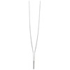 Mercer Culinary Precision Plus Tong-Straight, 6 1/8", Stainless Steel, Silver,