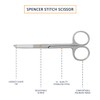 Spencer Littauer Suture Stitch Remover Scissors Surgeons, Nurses, & Medical
