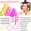 41 Pcs Jumbo Hair Curlers Rollers with Clips Big Hair