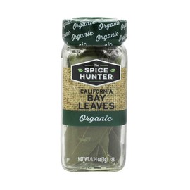 Spice Hunter California Bay Leaves, Whole, Organic, 0.14 Ounce Jar (Pack of 6)