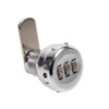 Zetiling 3 Digit Code Lock, Combination Password Locks, Silver Zinc