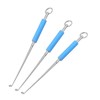 POFET 3PCS Fishing Disgorger Stainless Steel Hook Remover Portable Fishing